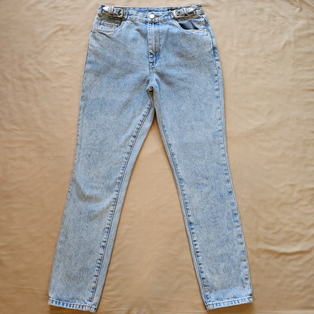 Blanknyc Womens The Bleeker Buckle High Waist Slim Fit Jeans Cotton Pockets 27